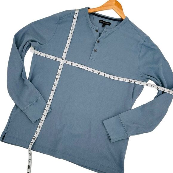 American Eagle light blue henley shirt size large - Picture 4 of 5